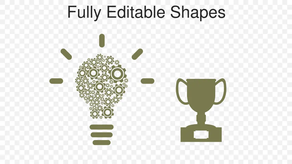 fully editable shapes