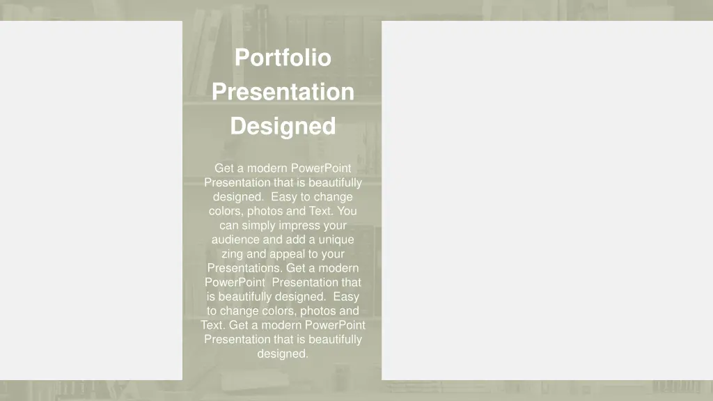 portfolio presentation designed 1