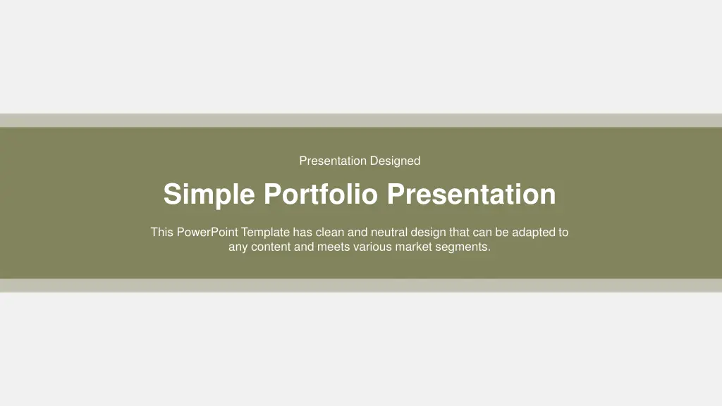 presentation designed
