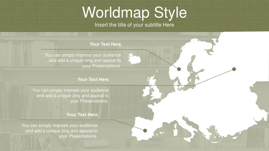 worldmap style insert the title of your subtitle