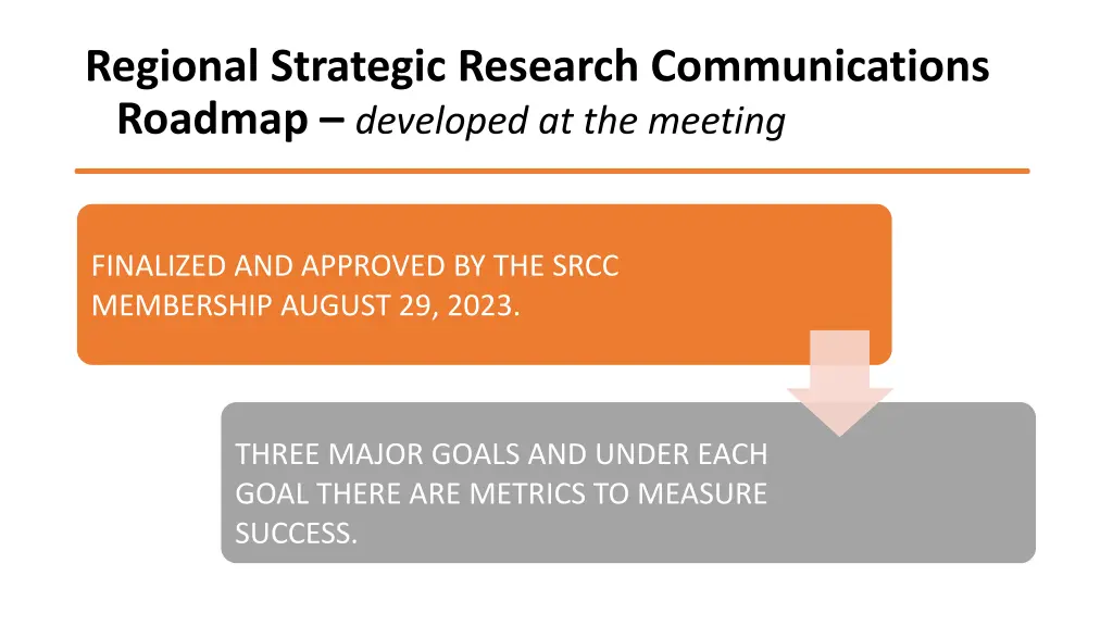 regional strategic research communications
