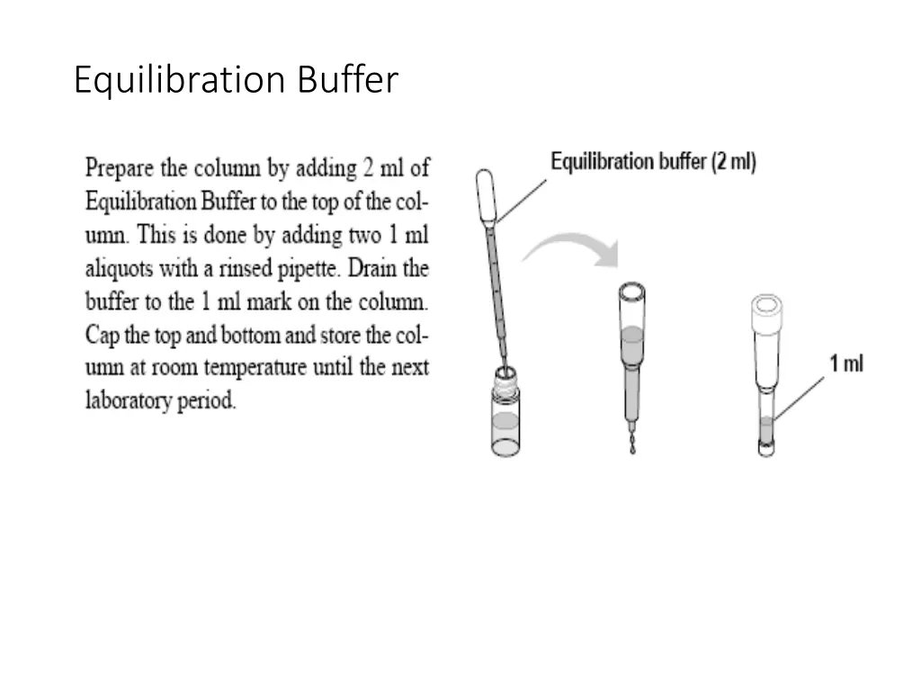 equilibration buffer