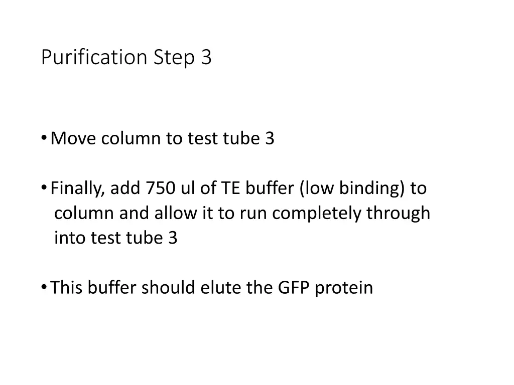 purification step 3