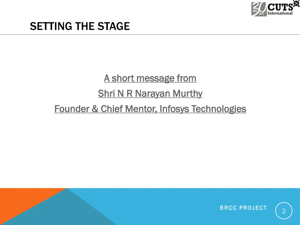 setting the stage