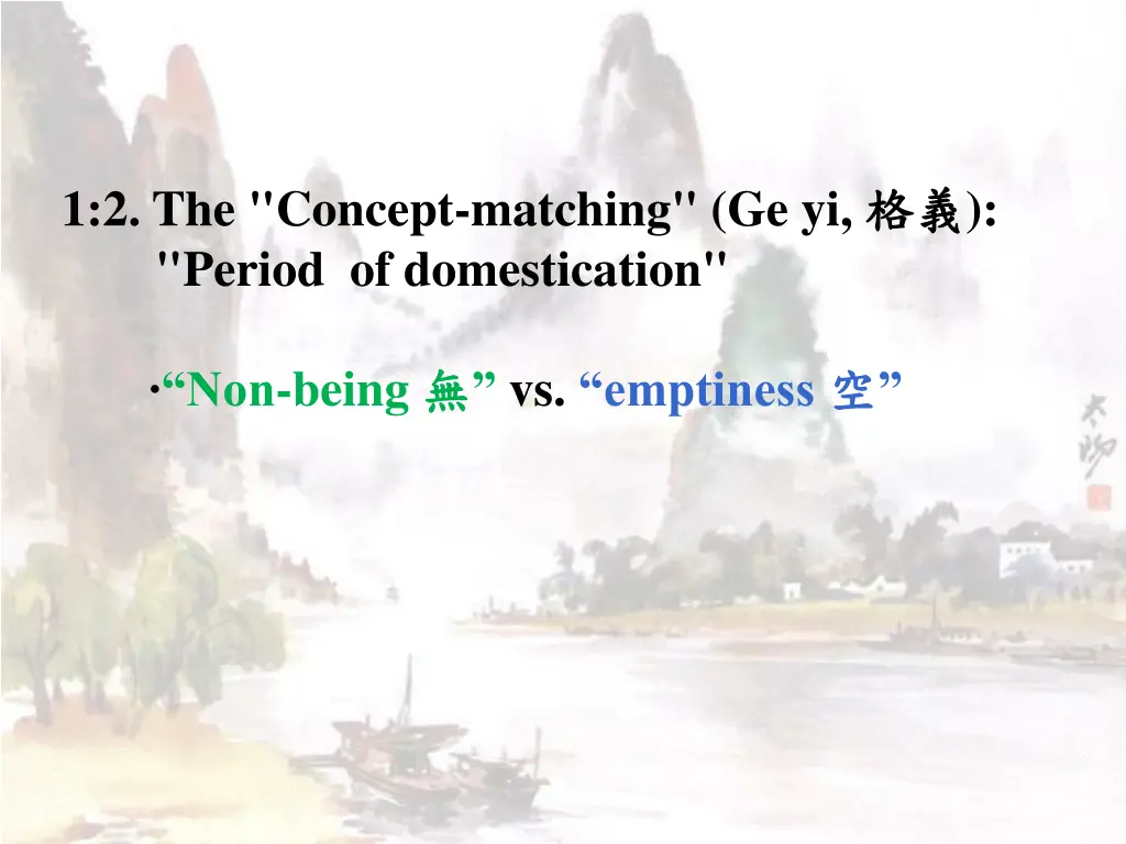 1 2 the concept matching ge yi period