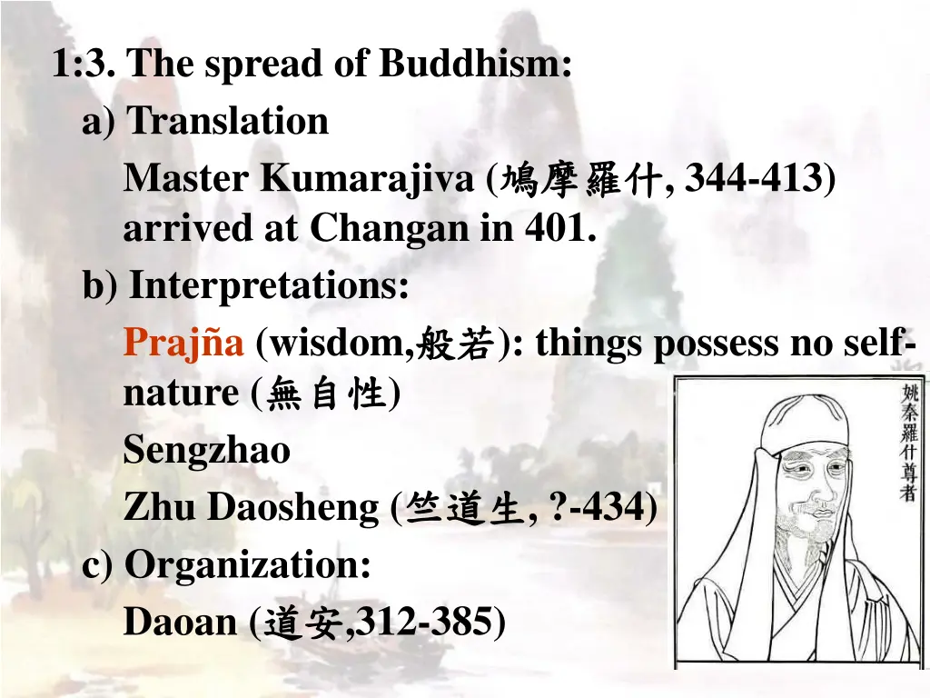 1 3 the spread of buddhism a translation master