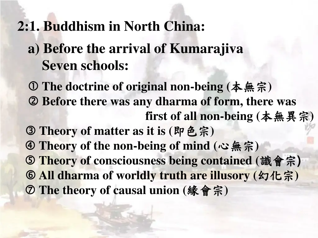 2 1 buddhism in north china a before the arrival