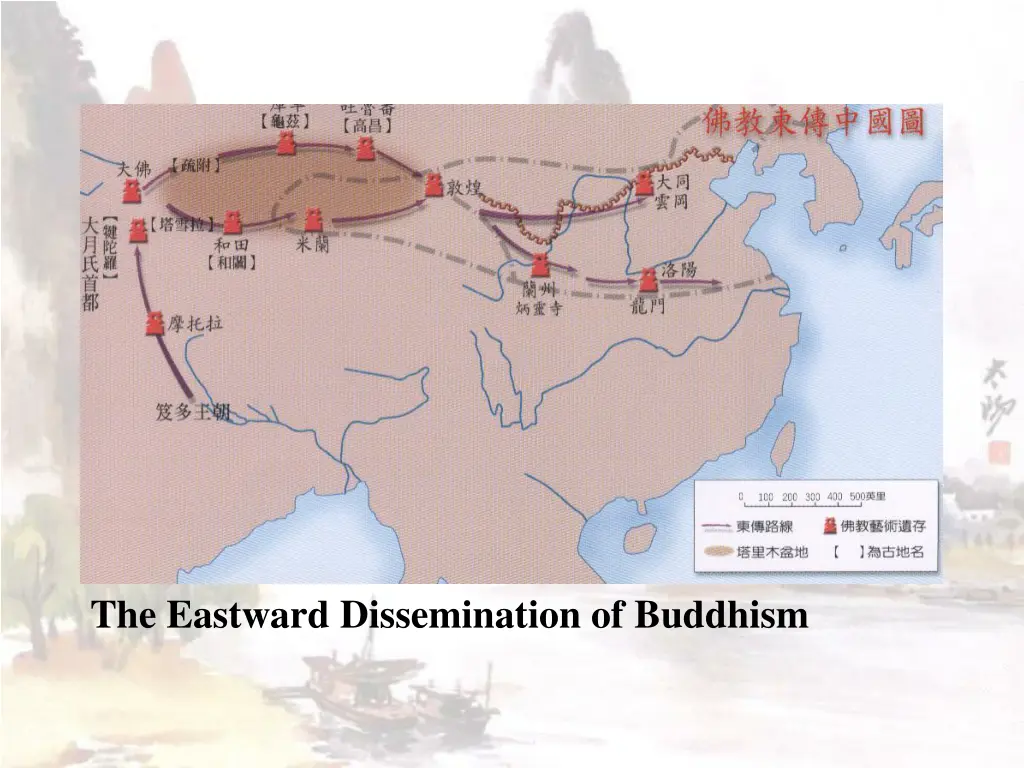 the eastward dissemination of buddhism