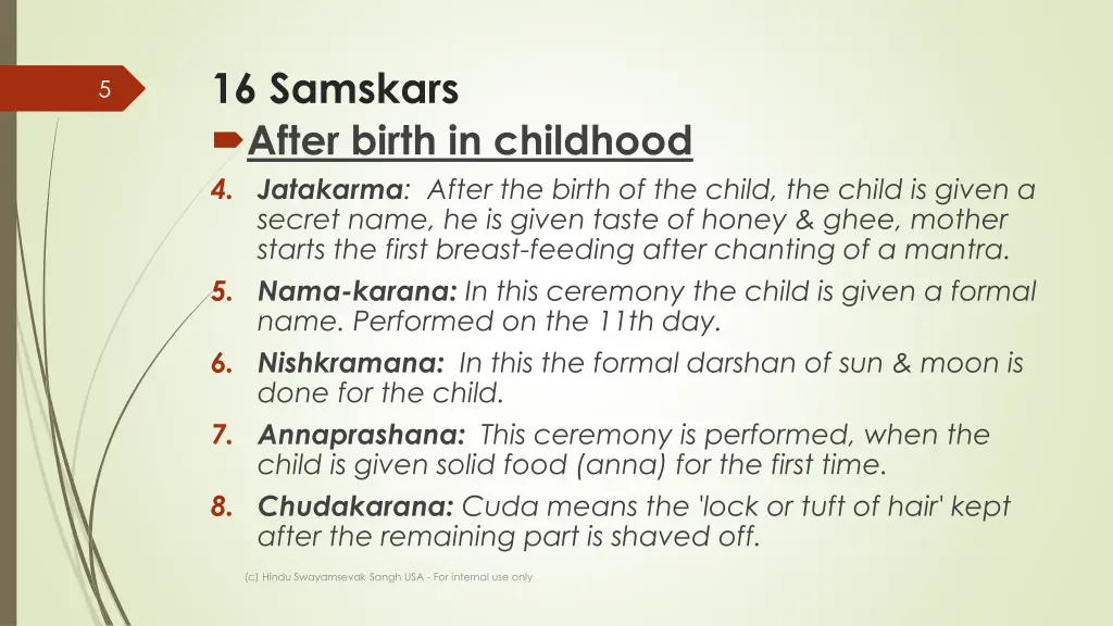 16 samskars after birth in childhood 4 jatakarma