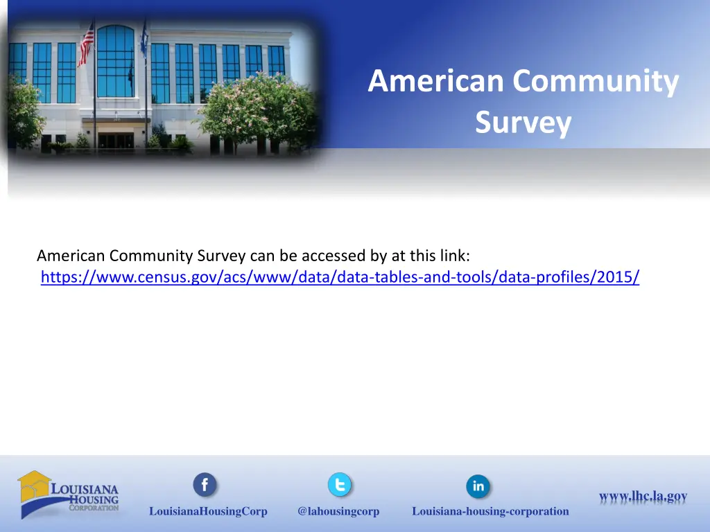 american community survey