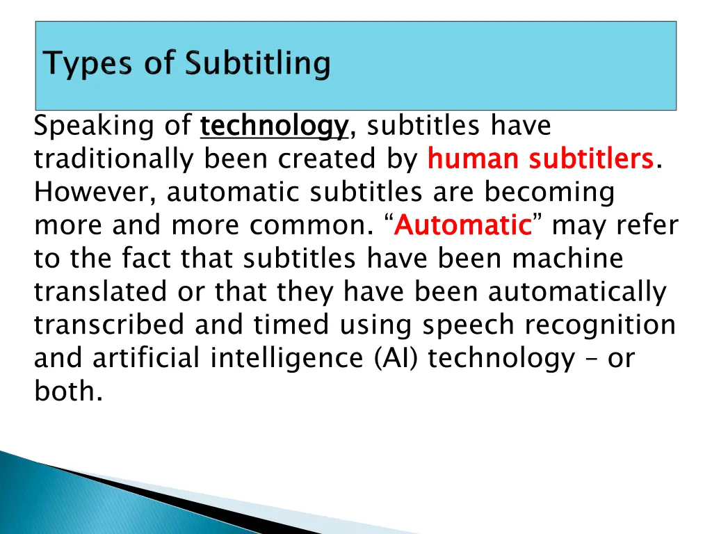 speaking of technology traditionally been created