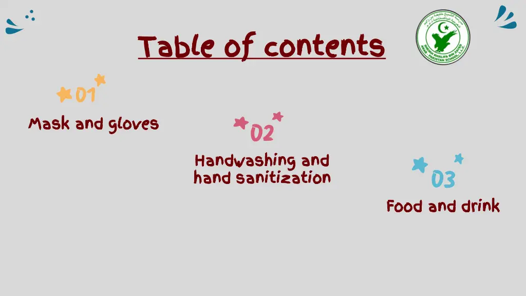 table of contents table of contents