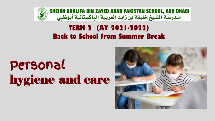 term 2 ay 2021 2022 back to school from summer