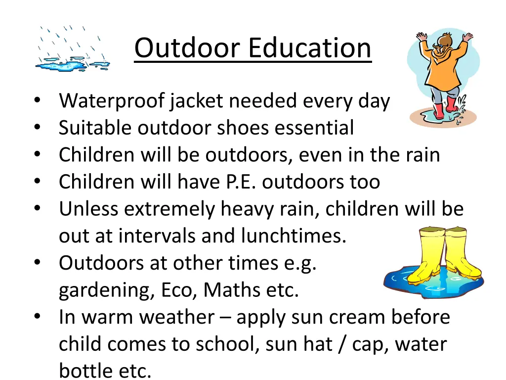 outdoor education