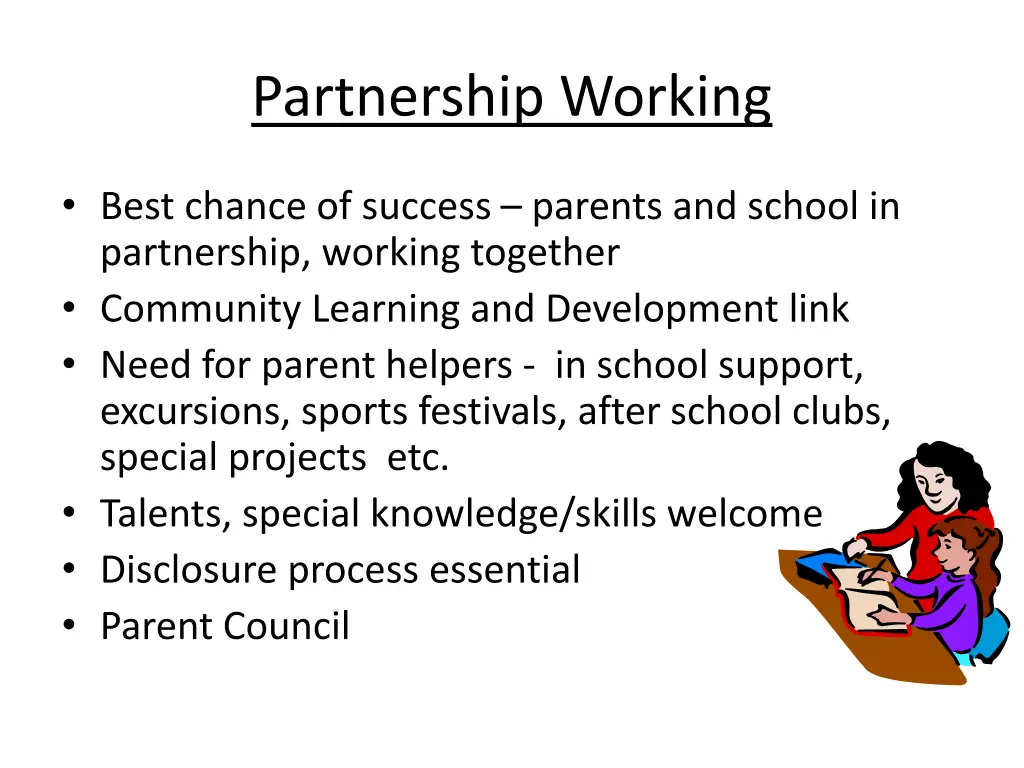 partnership working