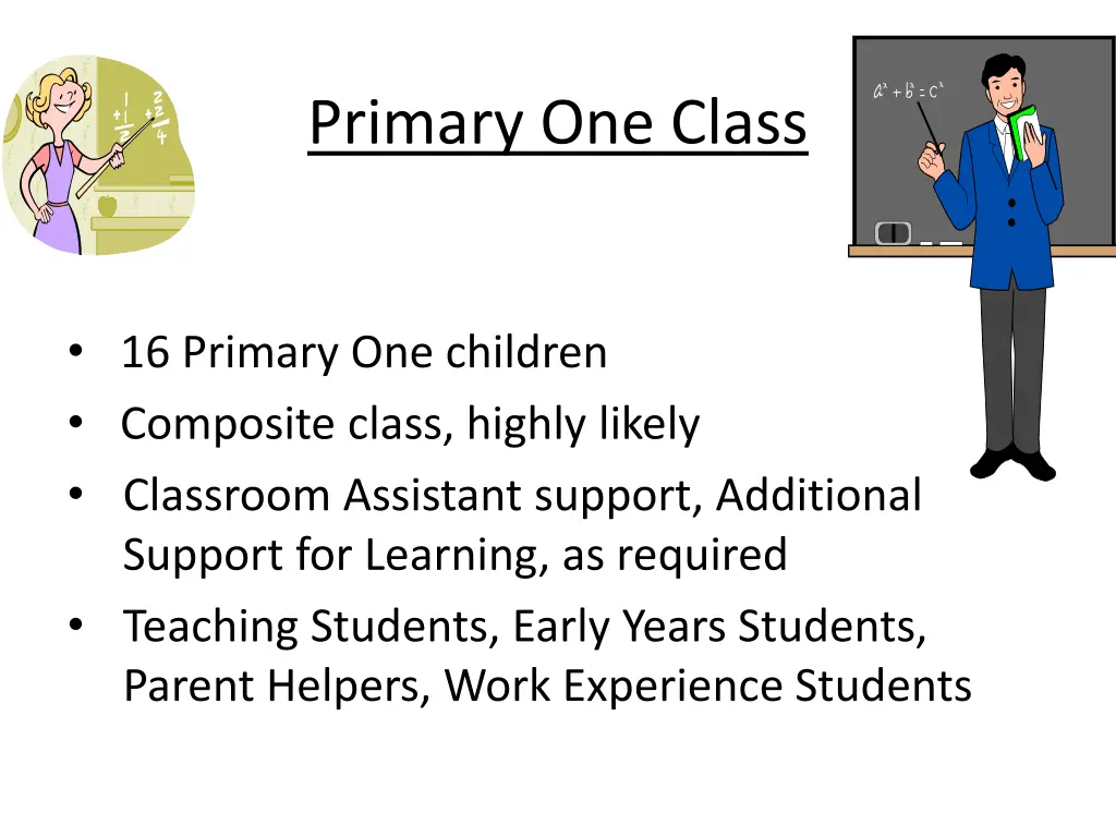primary one class