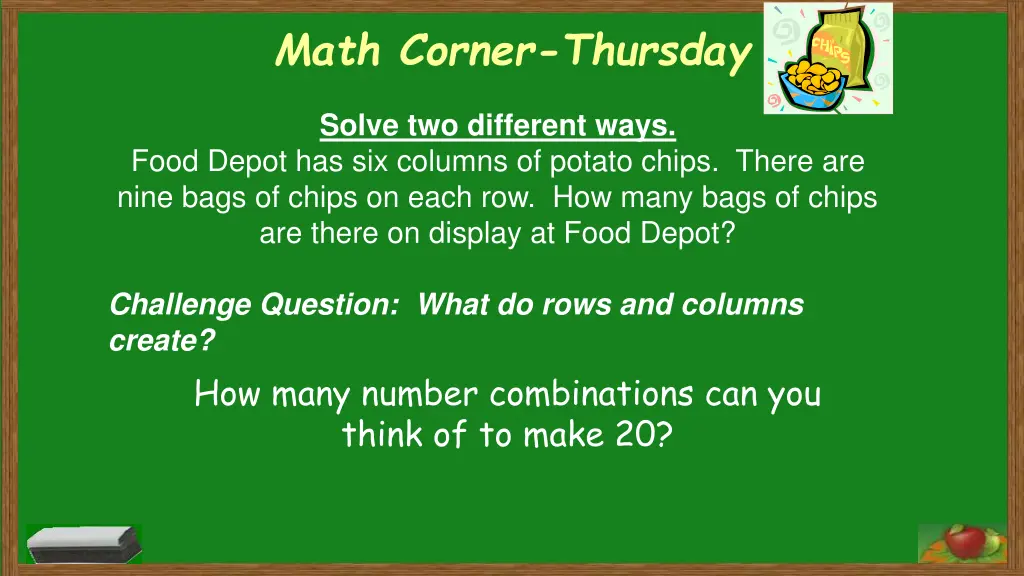 math corner thursday