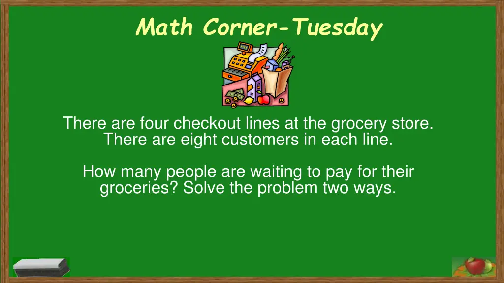 math corner tuesday