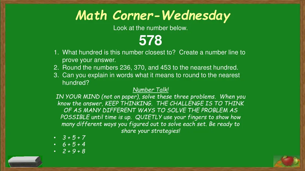 math corner wednesday look at the number below 1