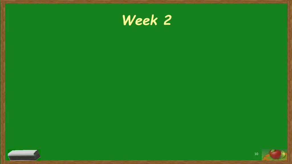 week 2