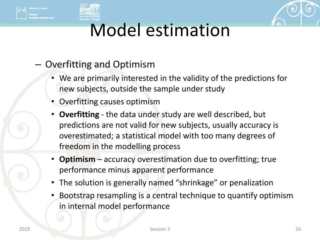 model estimation