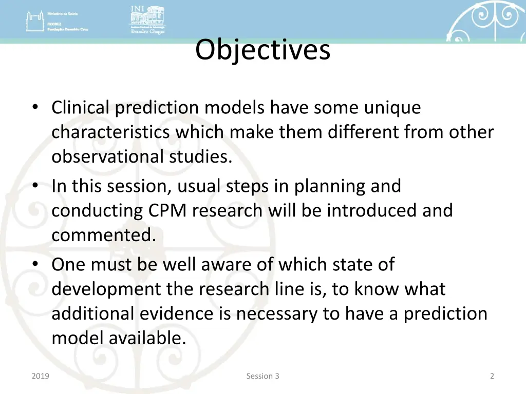 objectives