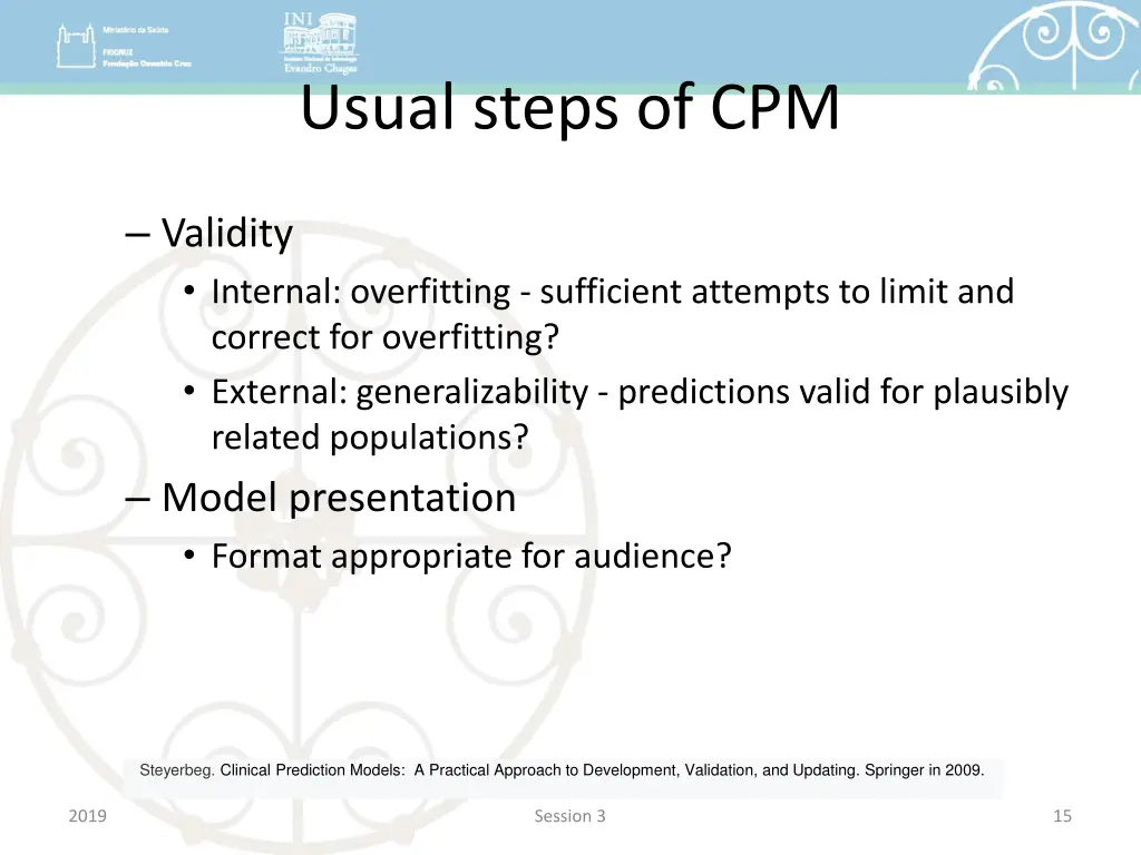 usual steps of cpm 2