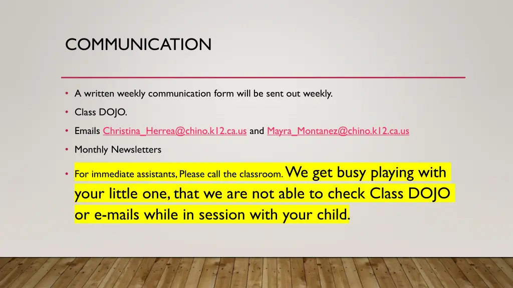 communication