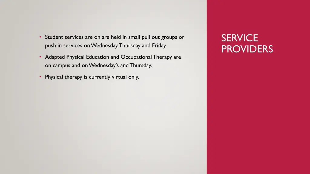 service providers