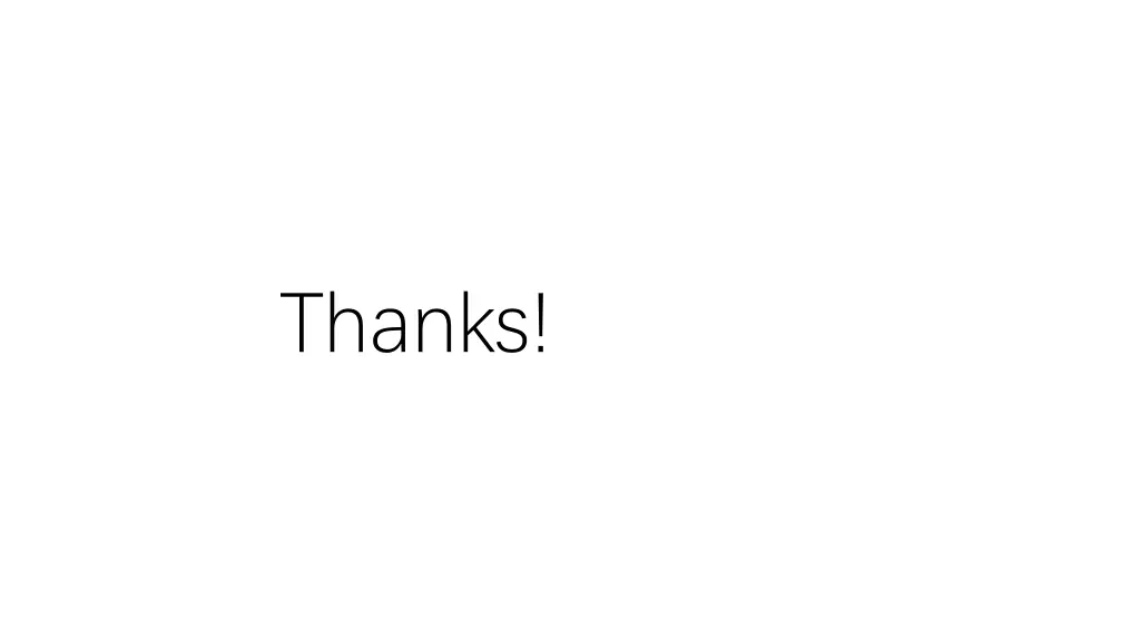 thanks