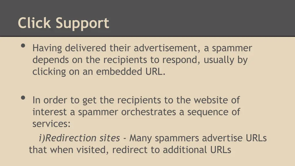 click support having delivered their
