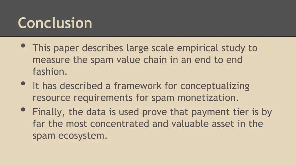 conclusion this paper describes large scale