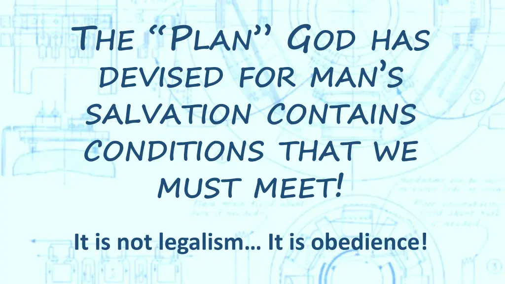 t he p lan g od has devised for man s salvation