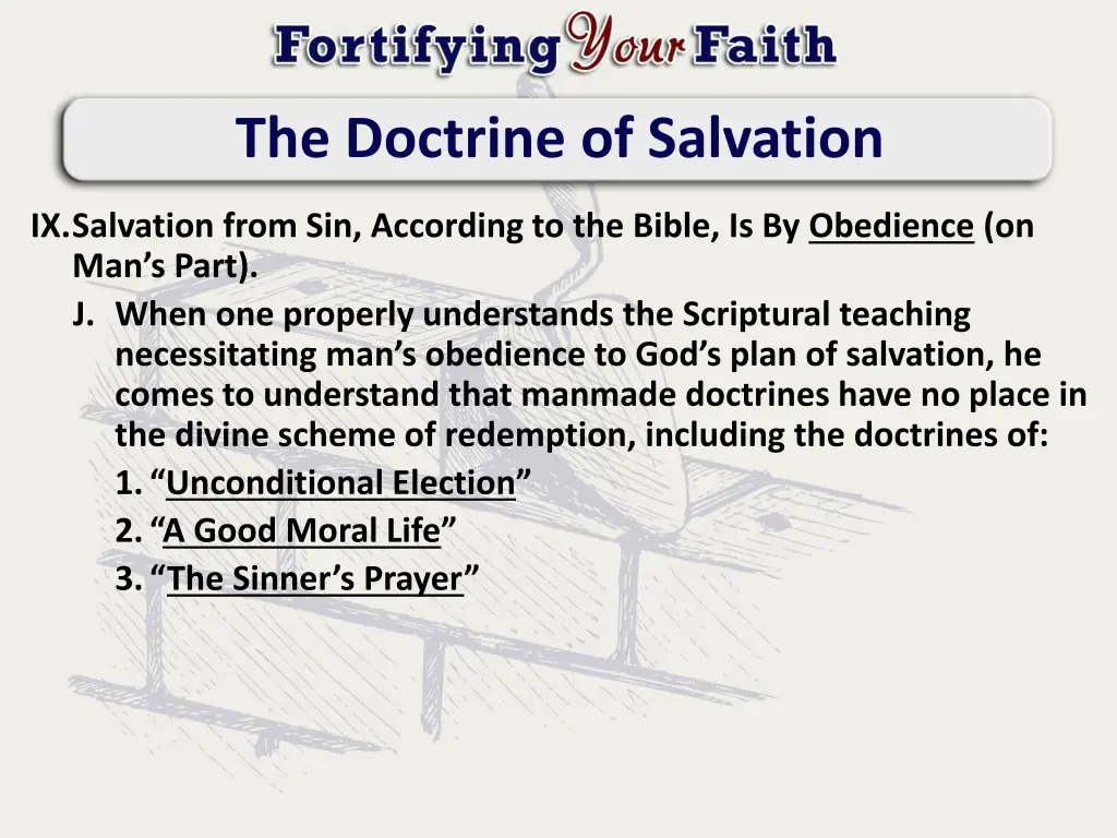 the doctrine of salvation 11
