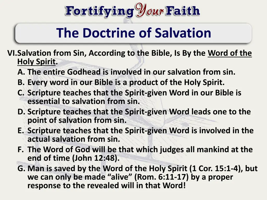 the doctrine of salvation 5