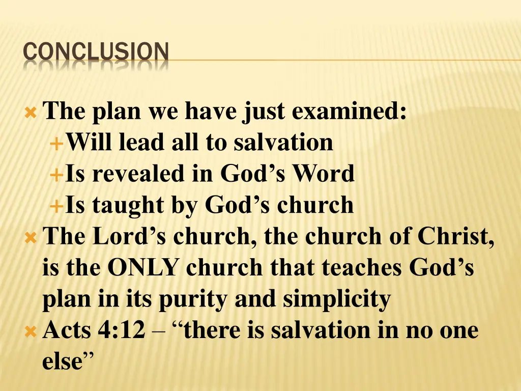 conclusion