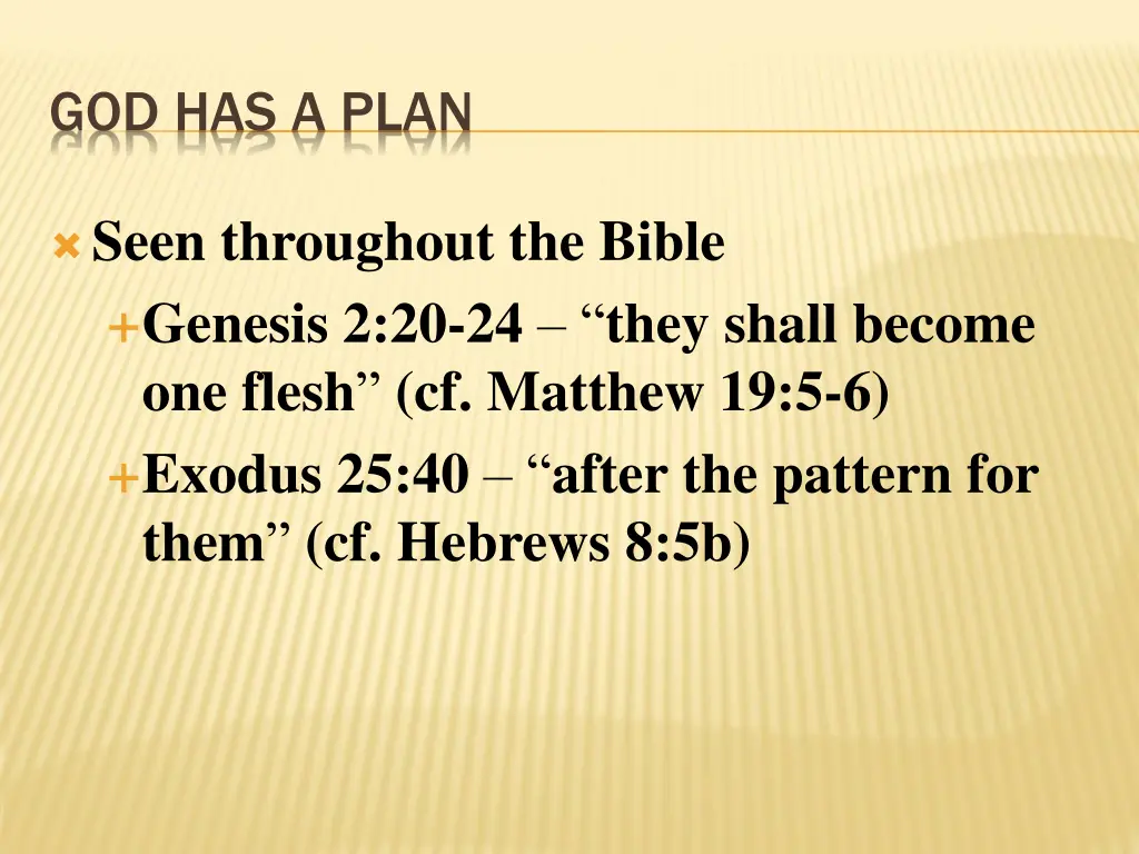 god has a plan