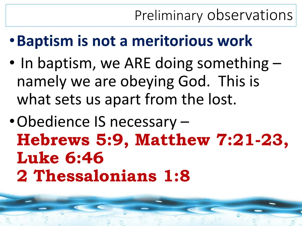 preliminary observations 3