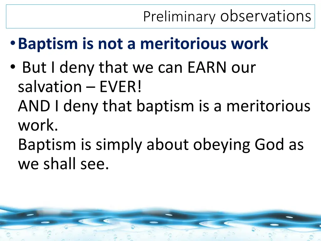 preliminary observations 5