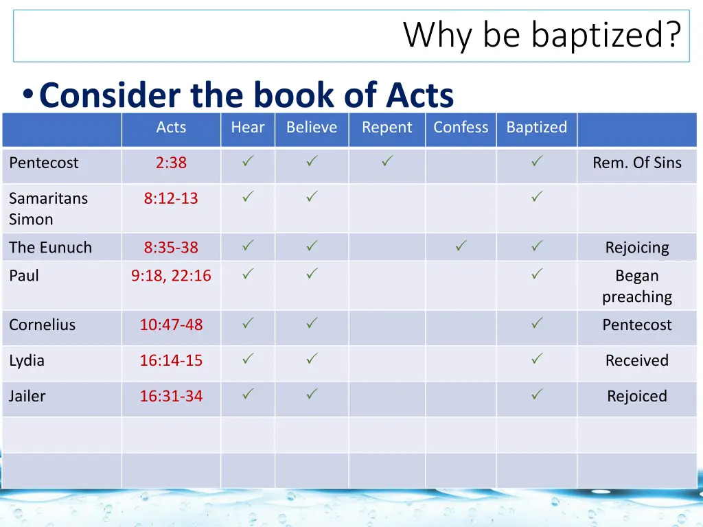 why be baptized 8