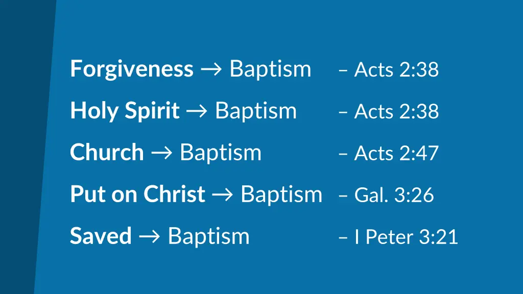forgiveness baptism