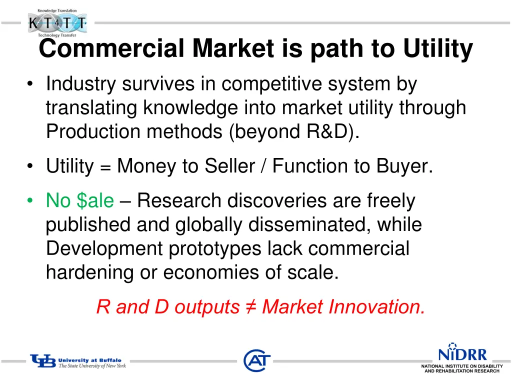 commercial market is path to utility industry
