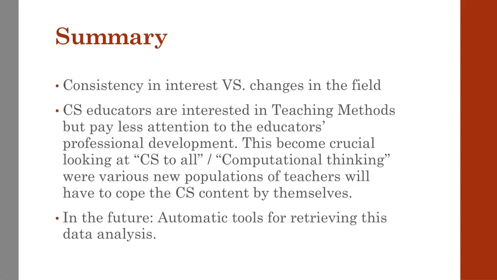 summary 1