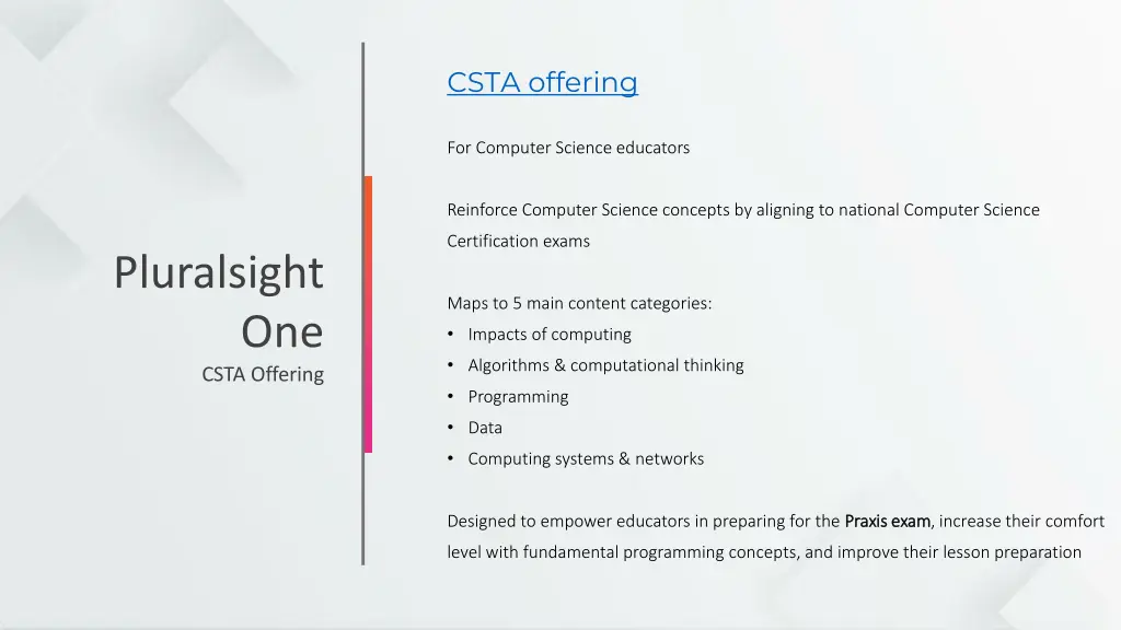 csta offering
