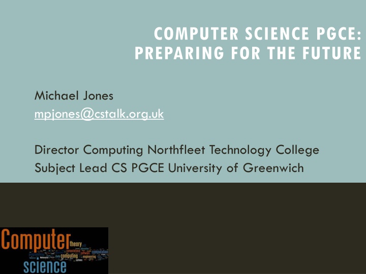 computer science pgce preparing for the future