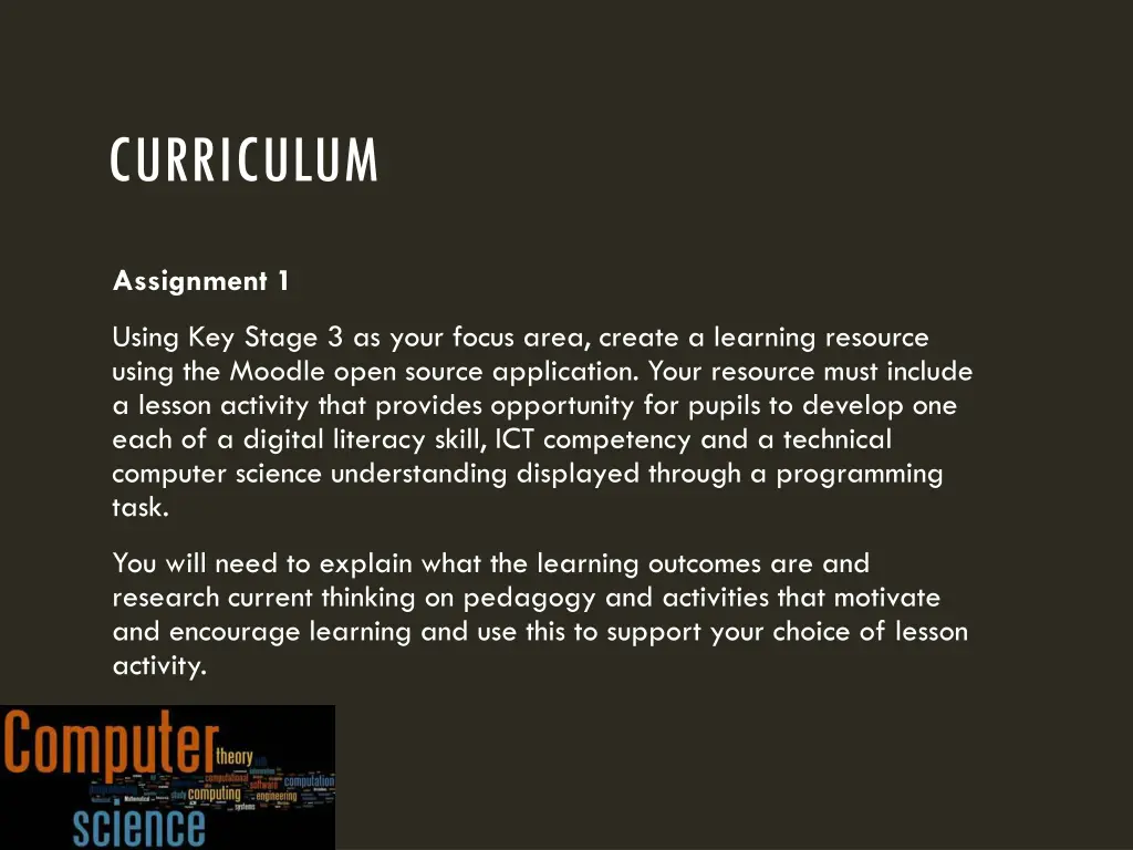 curriculum 1