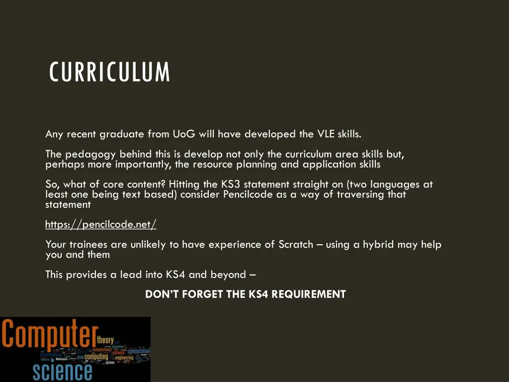 curriculum 5