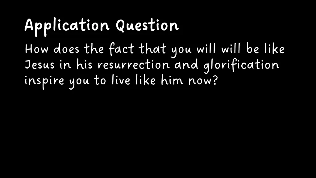 application question application question