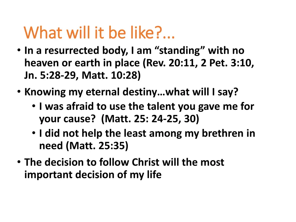 what will it be like what will it be like 3
