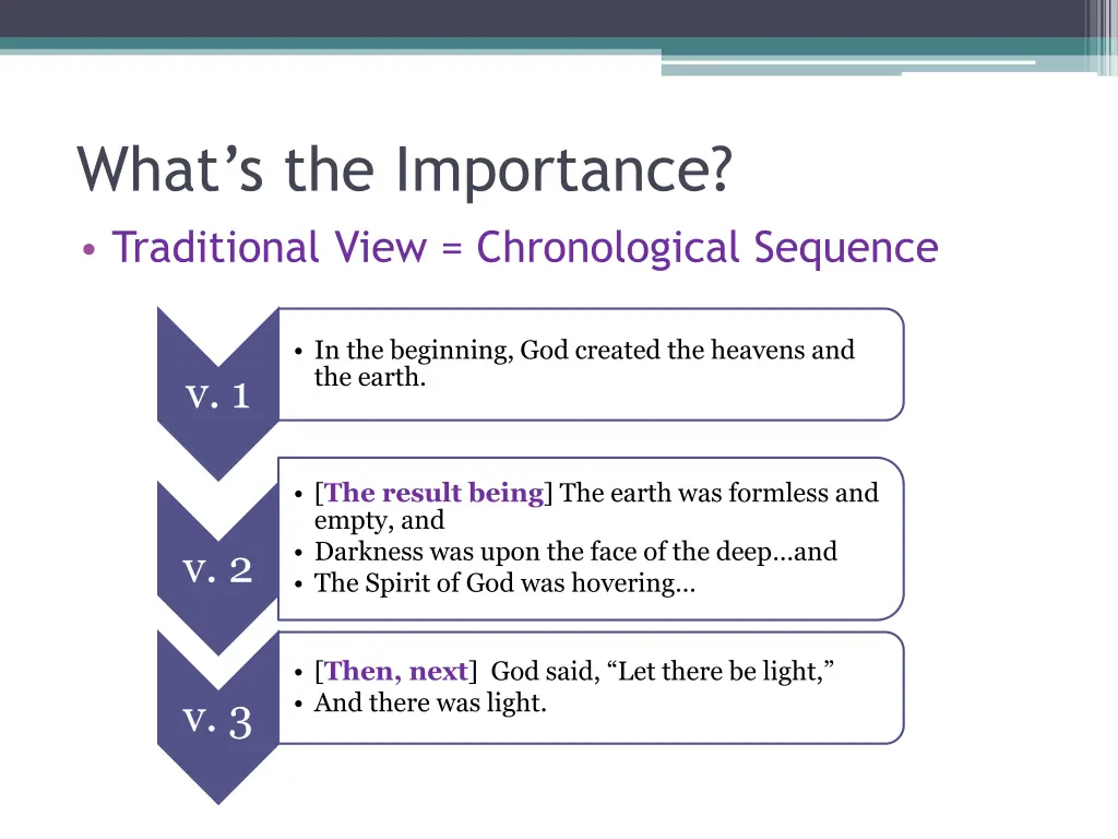 what s the importance traditional view